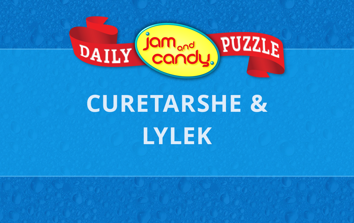 Jam and Candy Daily Scrambled Word Puzzle 231102