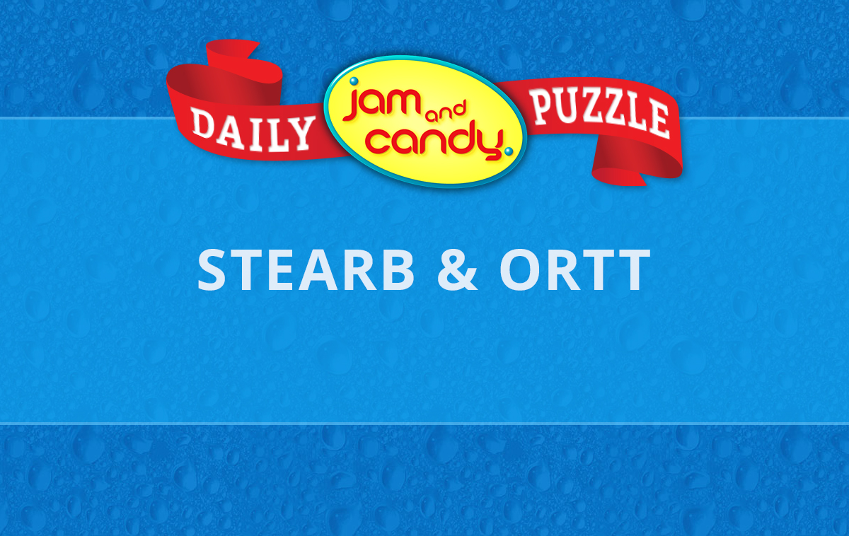 Jam and Candy Daily Scrambled Word Puzzle 231122