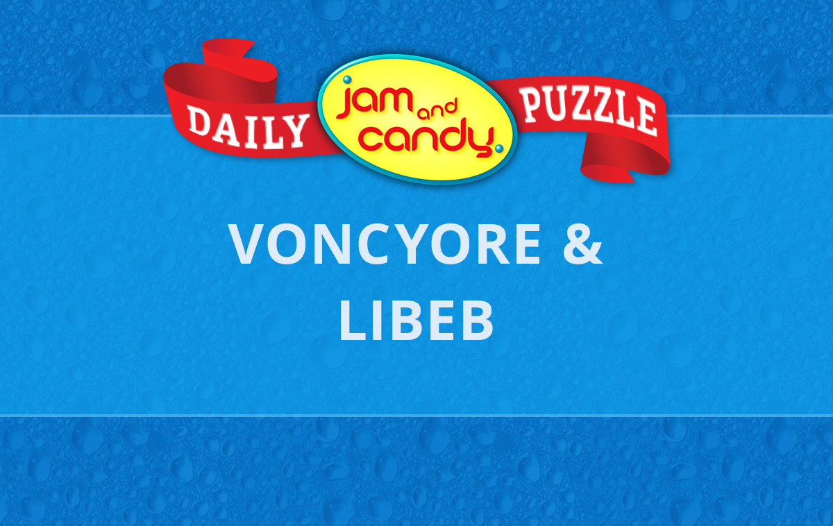 Jam and Candy Daily Scrambled Word Puzzle 231201