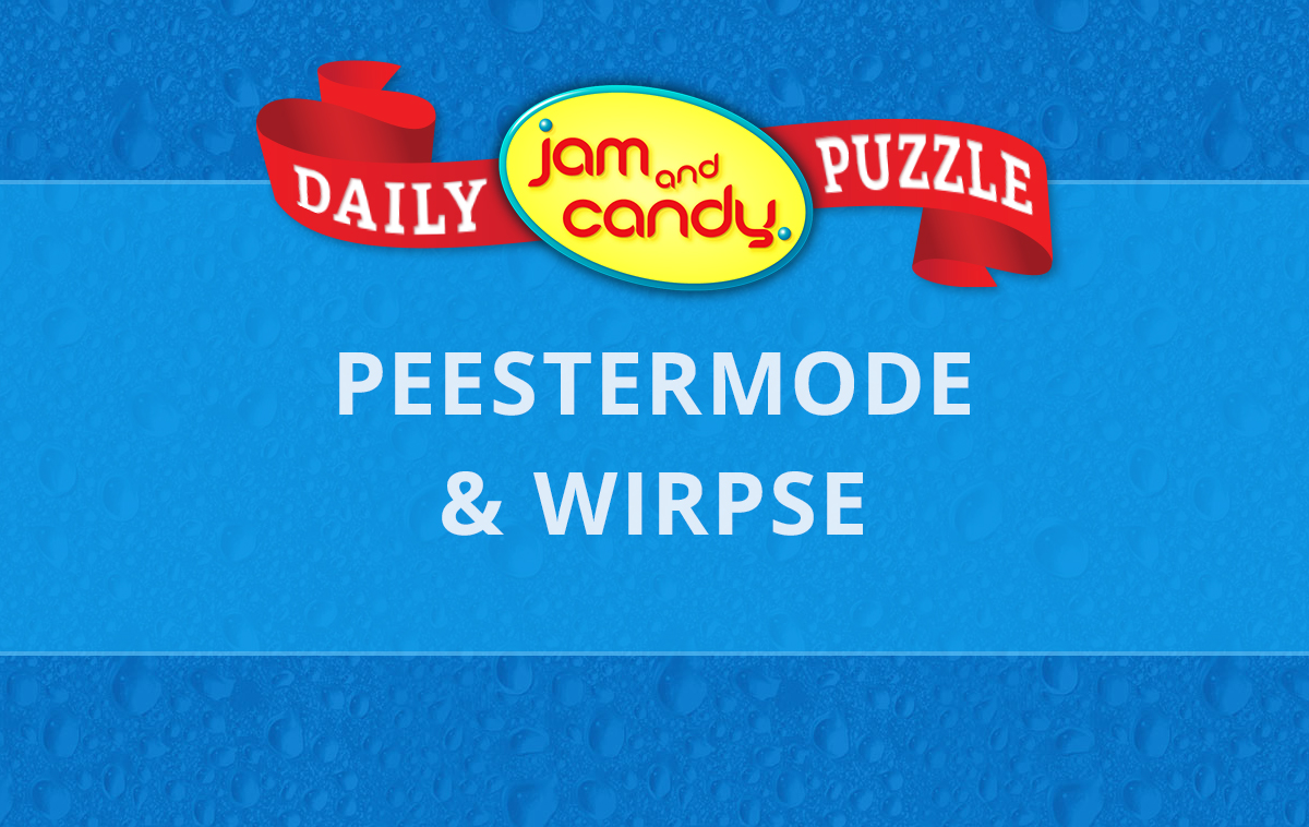 Jam and Candy Daily Scrambled Word Puzzle 231207