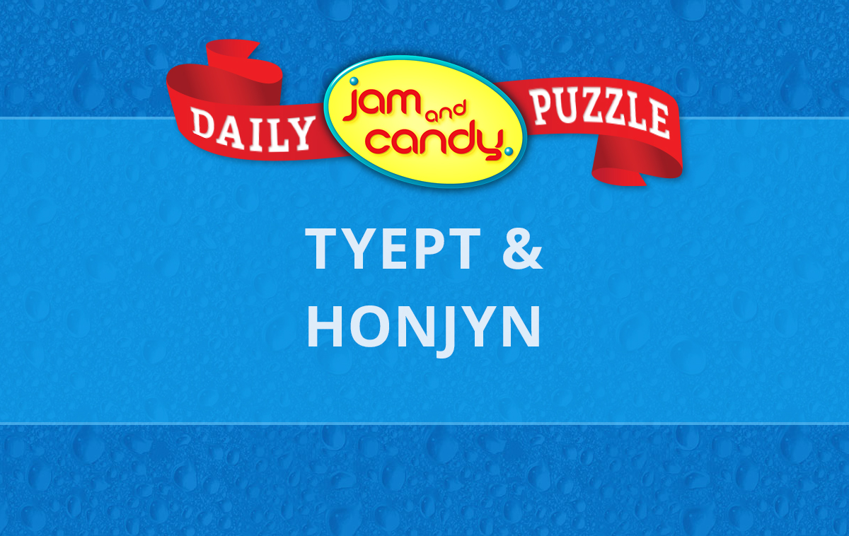 Jam and Candy Daily Scrambled Word Puzzle 231210