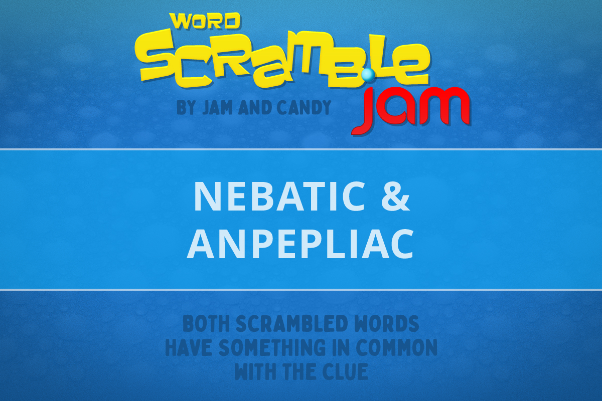 Jam and Candy Daily Scrambled Word Puzzle 240110