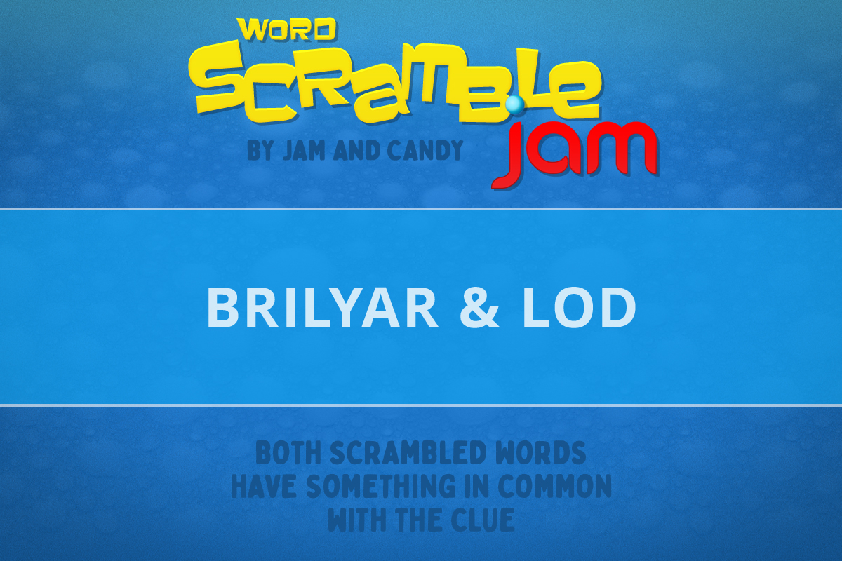 Jam and Candy Daily Scrambled Word Puzzle 240124