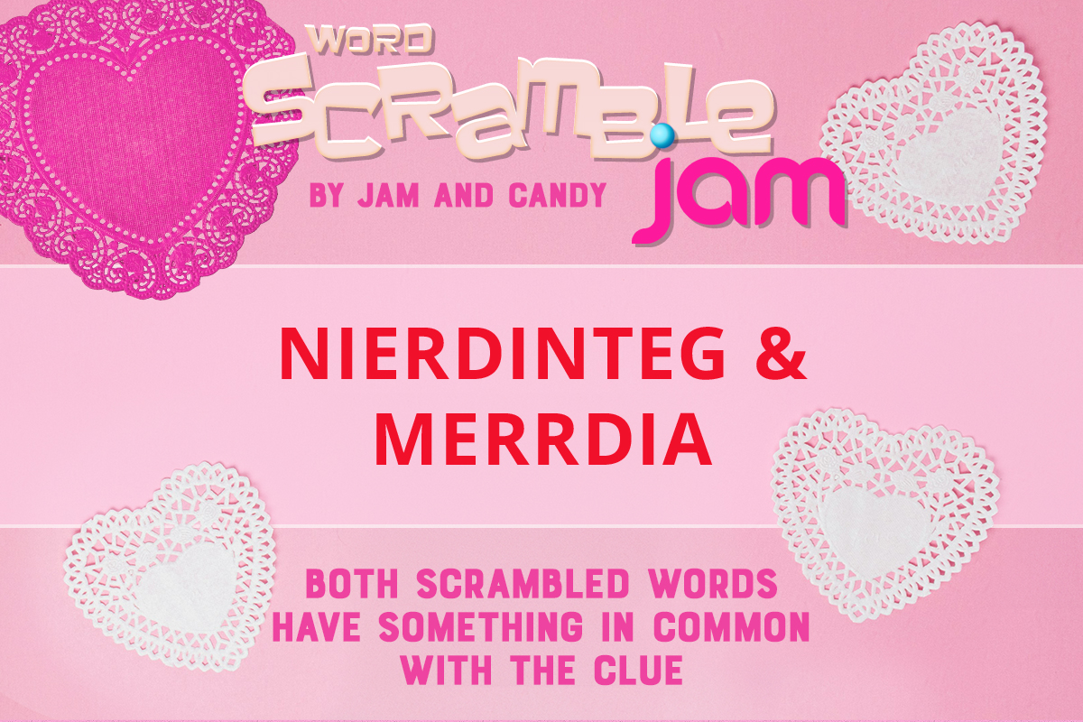 Jam and Candy Daily Scrambled Word Puzzle 240207