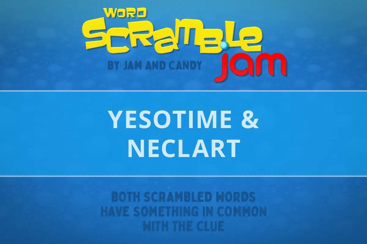 Jam and Candy Daily Scrambled Word Puzzle 240320