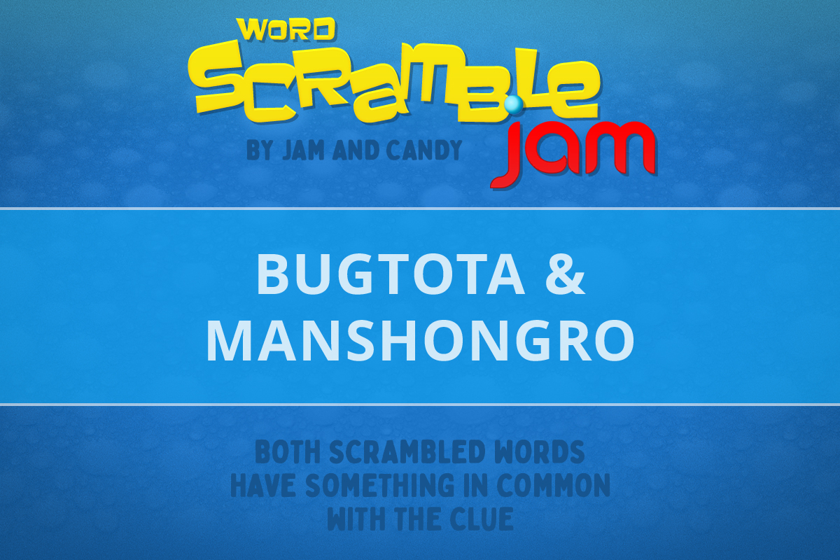 Jam and Candy Daily Scrambled Word Puzzle 240406